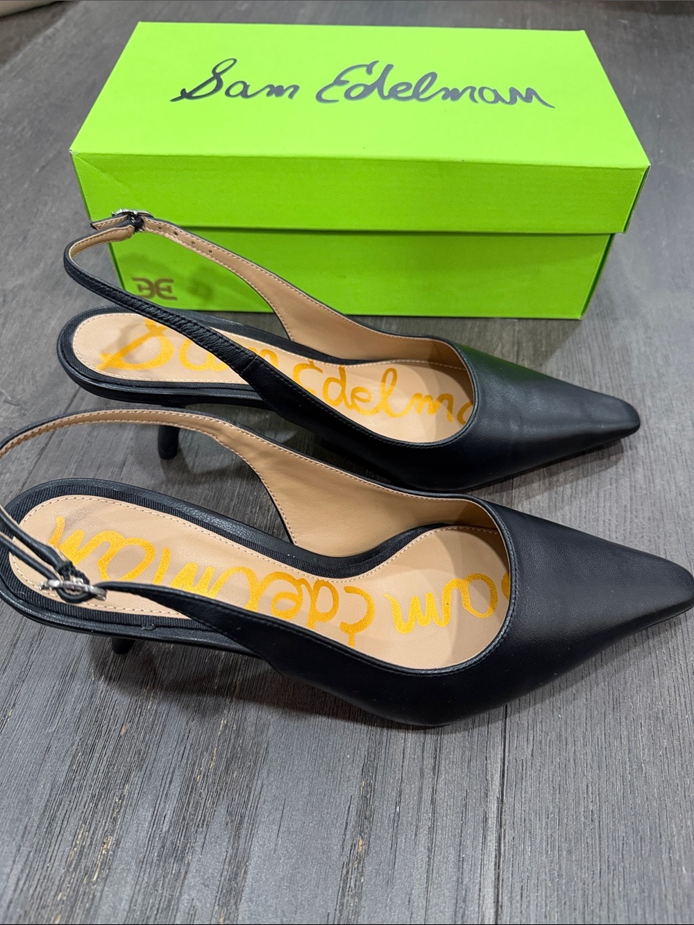 Sam Edelman Bianka Sling back Heels - Picture 2 of 8